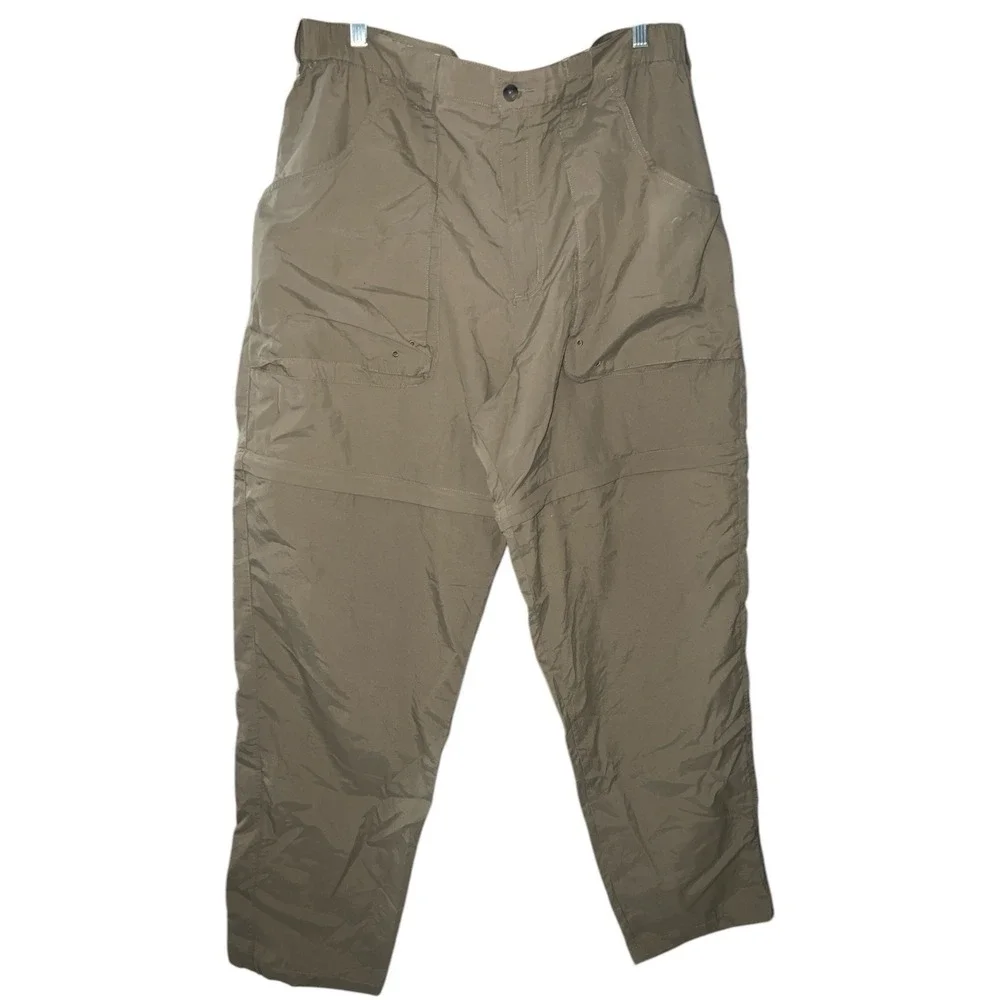 Cabela's Convertible Zip Off Cargo Hiking Pants Tactical Utility Size XL‎ Beige